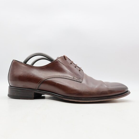 To Boot New York Men's Size 10 Adam Derrick Brown Leather Plain Toe Dress - Picture 1 of 10